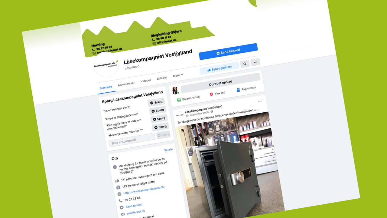 Følg os på Facebook